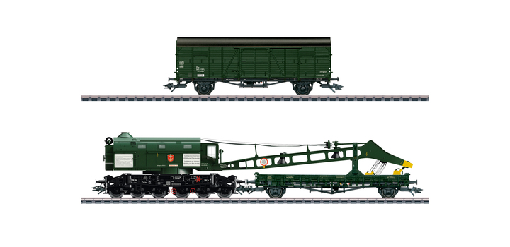 49571 Marklin Kraan met stoomaandrijving type 058 (Ardelt) MFX & Sound