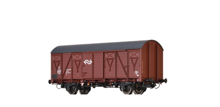 50117 Brawa Gesloten goederenwagen GS ?EUROP? IV van de NS