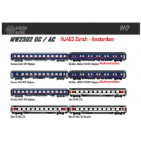 MW2302DC LS Models 8-delige set NightJet NJ403 Amsterdam - Zürich DC