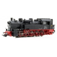 31102 ESU Stoomlocomotief Serie 94 - 094 652-5 DB T16 zwart Ep IV LokSound en dubbele rookgenerator, rangeerkoppeling DC/AC