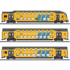 23277/ 23278/ 23279 Trix NS Dubbeldeksrijtuig DDM set