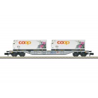 15494 Minitrix N Containerwagen "Coop" SBB Cargo