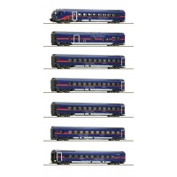 5510004 Roco 7-delige set Nightjet ÖBB DCC met binnenverlichting