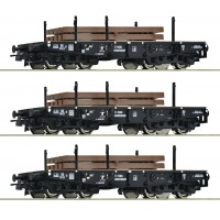 6600016 Roco 3-delige set Zwarelastwagen NS