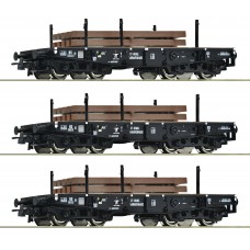 6600016 Roco 3-delige set Zwarelastwagen NS