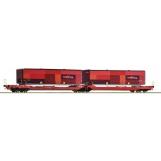 6600033 Roco Doppeltaschen-Gelenkwagen T3000e ÖBB Rail Cargo Austria