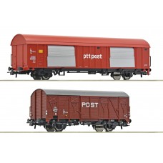 6600074 Roco NS set met twee PTT Postwagens