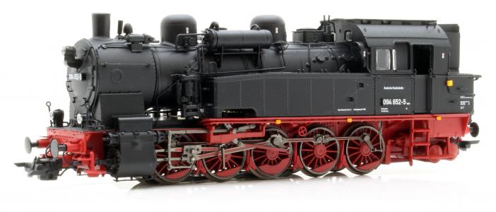 31102 ESU Stoomlocomotief Serie 94 - 094 652-5 DB T16 zwart Ep IV LokSound en dubbele rookgenerator, rangeerkoppeling DC/AC