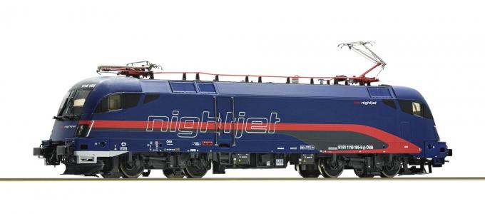 70496 Roco E-lok Taurus 1116 195-9 „Nightjet“ ÖBB DCC Sound