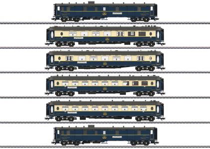 26470 Trix Set Pullman-wagens EDELWEISS met binnenverlichting