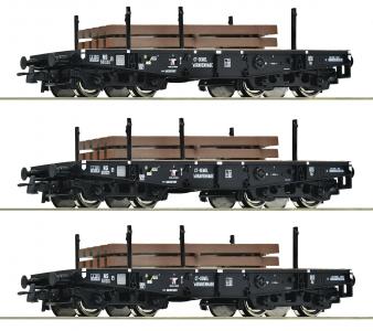 6600016 Roco 3-delige set Zwarelastwagen NS