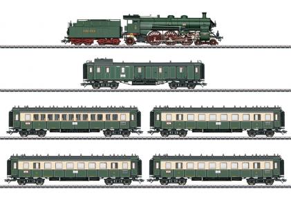 26360 Marklin Treinset Bayrischer Schnellzug (Beierse sneltrein) MFX+ & Sound - GELIMITEERDE OPLAGE