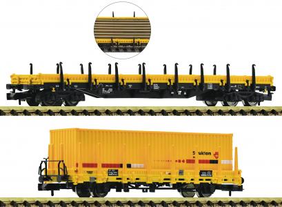 880908 Fleischmann N Set goederenwagens Strukton Rail