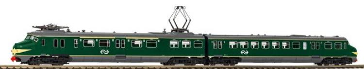 40284 Piko N Elektrisch treinstel NS Hondekop 344 Groen A sein IV DCC Sound