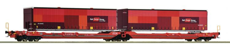 6600033 Roco Doppeltaschen-Gelenkwagen T3000e ÖBB Rail Cargo Austria