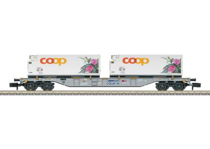 15494 Minitrix N Containerwagen "Coop" SBB Cargo